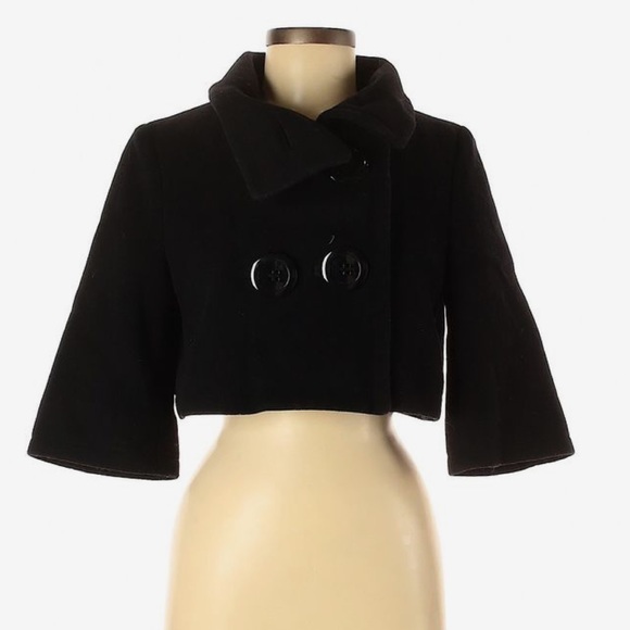 Soia & Kyo Jackets & Blazers - SOIA & KYO Wool Crop Caplet Jacket ❤️Black